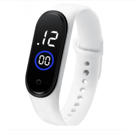 Sleek Digital LED Sports Watch - Silicone Fitness Tracker Smart Bracelet
